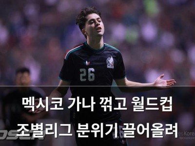 멕시코 가나 꺾고 월드컵 조별리그 분위기 끌어올려