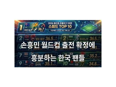 손흥민 월드컵 출전 확정에 흥분하는 한국 팬들