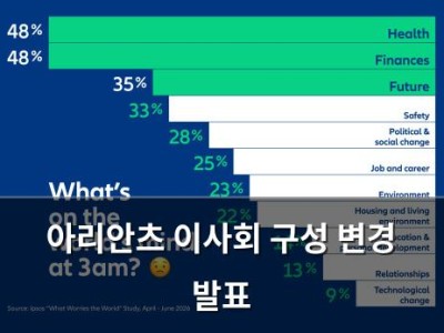 아리안츠 이사회 구성 변경 발표